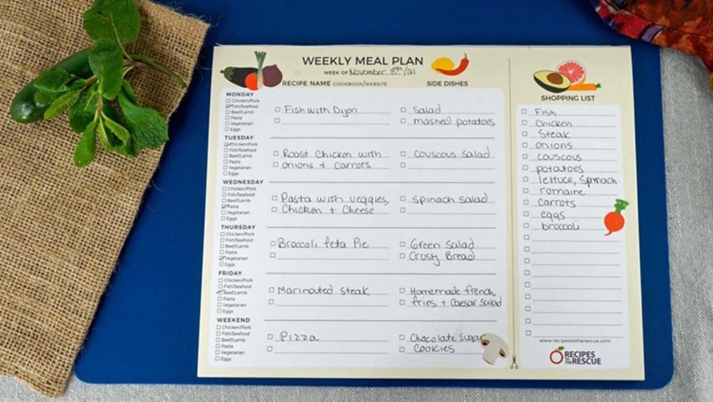 Meal Planner Book